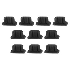 Micro USB Anti Dust Plug Port Dust Silicone Covers Caps Stoppers Black 20pcs