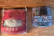 Simplex TrueAlert ES 49AV-WRFO Weatherproof Addressable Horn Strobe - Red