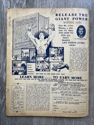 Joe Weider YOUR PHYSIQUE Magazin HOWARD EASTMAN DEZ 1942 JANUAR 1943 VOL 2 NR 6 - Bild 19 von 19