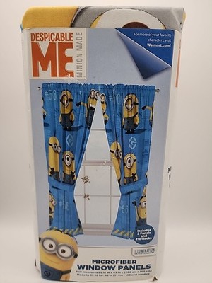 Despicable Me Microfiber Window Panels