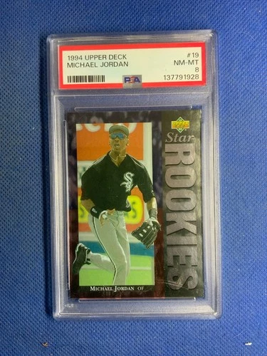 1994 Upper Deck - Michael Jordan #19 STAR ROOKIES BASEBALL  PSA 8