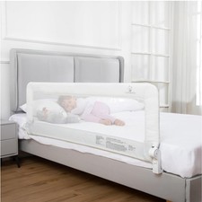 1-Pack Bed Rail for Toddlers 55.5" L x 19.5" H Toddler Bed Rails for Twin, ...