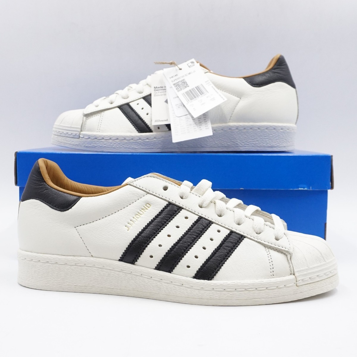 JJJJound × adidas SUPERSTAR adidas Superstar JJJJound Men's Shoes in Off White/Black