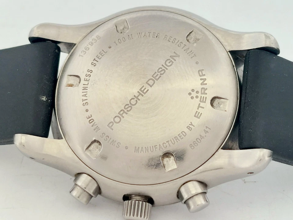Reloj de cuarzo Porsche Design by Eterna Swiss Made acero inoxidable 33,5 mm 6604,41 Foto 4 de 4