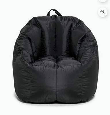 Joey Bean Bag Chair, Smartmax, Kids/Teens, 2.5ft, Black