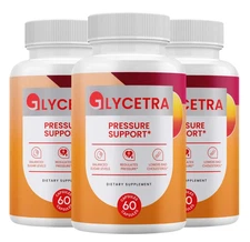 Glycetra Blood Health Support Dietary Supplement 60 Capsules-3pc
