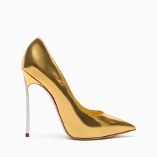 CASADEI Blade Interstellar Pumps   Gold Mirro...