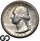 1932-S Washington Quarter, Choice AU Key Date San Francisco Issue