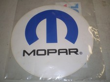 Mopar Decal A74210042n White Blue 10 Inch Round