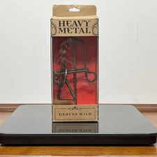 Vintage Brain Teaser Game Deuces Wild Heavy Metal Brand Logic Puzzle Made in USA