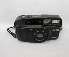 Minolta Sightseer Zoom AF 35mm Point and Shoot Film Camera Black Aspherical Lens