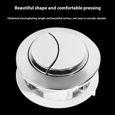 Toilet Tank Flush Button Dual Push Universal Toilet Flush Round Switch