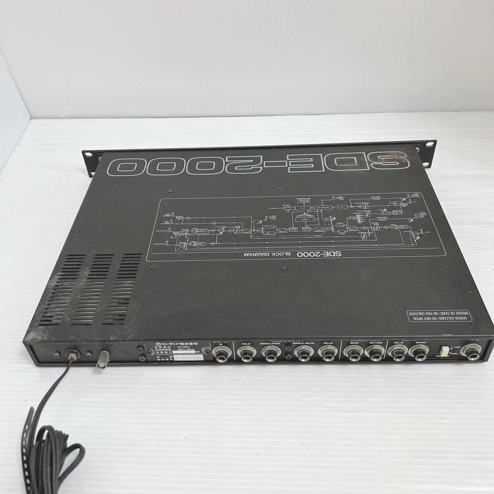 Roland SDE-2000 DIGITAL DELAY Echo Flanging Chorus etc. AC100V 50/60Hz 27W - Bild 4 von 4