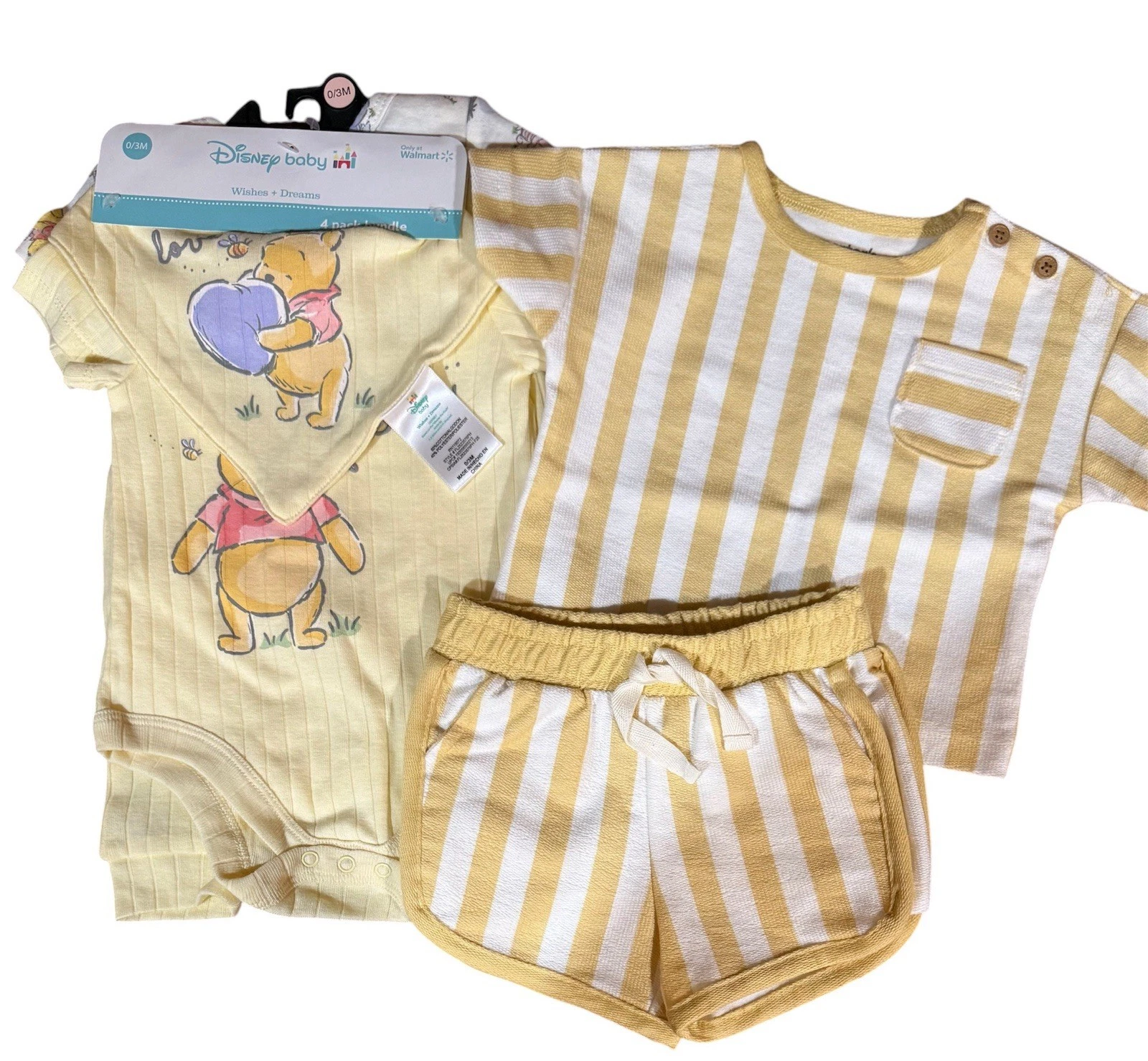Baby clothes lot size 0-3 months Disney & Carters New With Tags