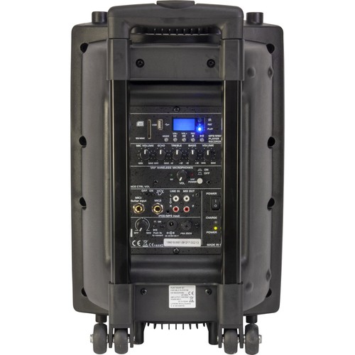 IBIZA PORT10VHF-BT MOBILE BESCHALLUNGSANLAGE 10" Mikro Party Disco DJ Club Show - Bild 8 von 10