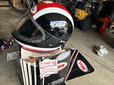 Vintage NOS Bell 1986 GT2 Full Face 7 1/4 Helmet w/ Push Flip
