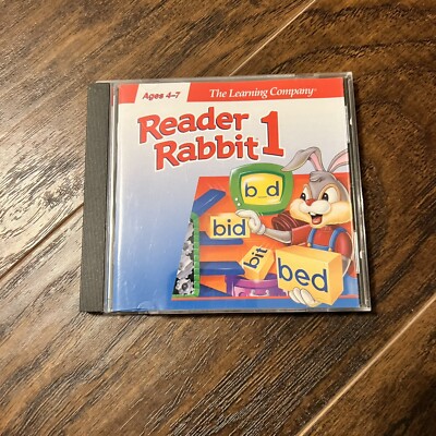 The Learning Company Reader Rabbit 1, 1996 PC Game - Rare Vintage
