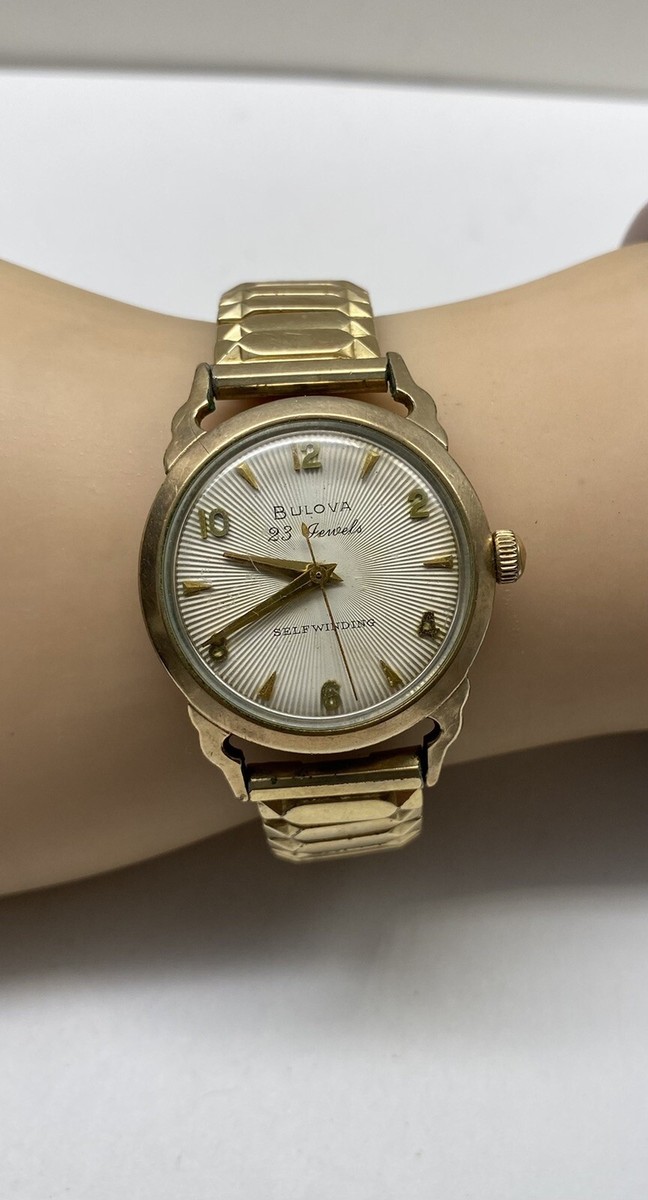 Vintage Bulova 23 Jewels Automatic Watch Sunburst Watch | eBay