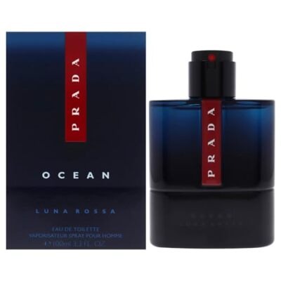 Prada 3.3 Fl Oz Personal Fragrance Fresh Aquatic Bergamot Vetiver Iris