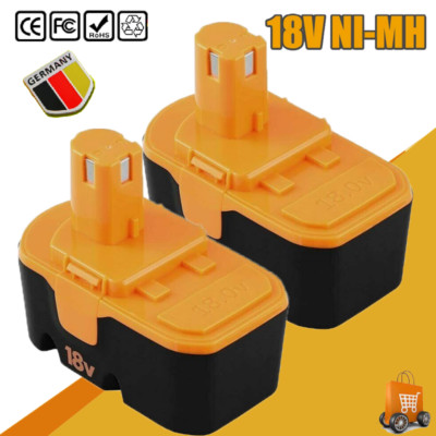 2X für Ryobi Ersetzen 18 V 18 Volt PLUS 4,8 Ah Akku P100 P101 13022 ABP1801 NIMH