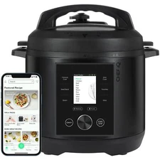 Chef iQ Smart Pressure Cooker 6 Quarts with App Guided Cooking Scale Accessories
