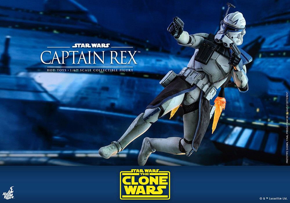 NEW Hot Toys Star Wars Clone Wars Captain Rex 1/6 Figure TM#018