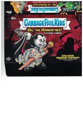 2018 GARBAGE PAIL KIDS GPK OH, THE HORROR-IBLE! BOX TOPPER + EMPTY COLLECTOR BOX