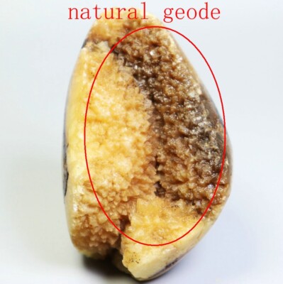 Natural Dragon Septarian Calcite Geode QUARTZ Crystal Free-form Stone Healing