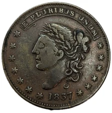 1841 Liberty Head George & Jarvis Hard Times Token - #B360