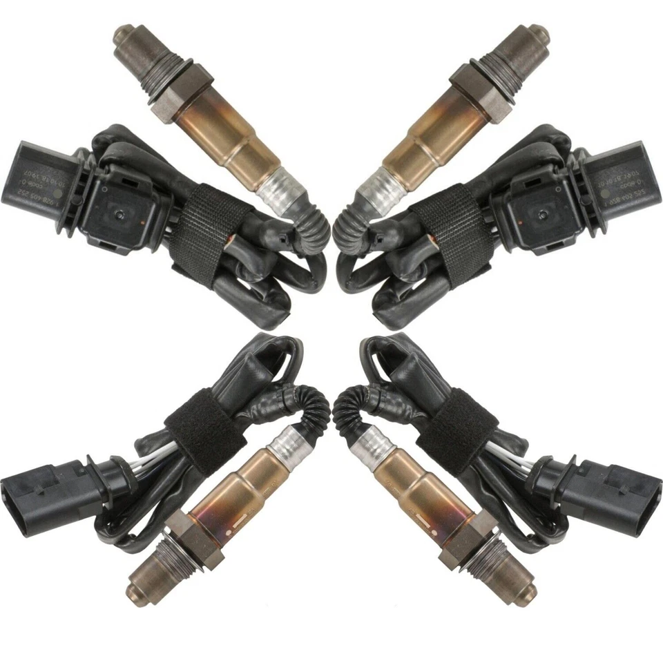 Set of 4 Oxygen Sensors For 2007-2017 Volkswagen Touareg 2007-2010 Audi Q7 3.6L Foto 3 de 4