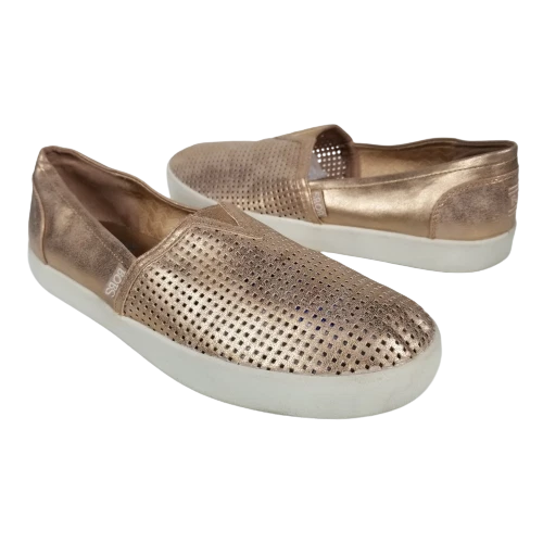 Mocasines sin cordones Bobs by Skechers B Loved Lil Filly para mujer oro rosa 11 Foto 2 de 4