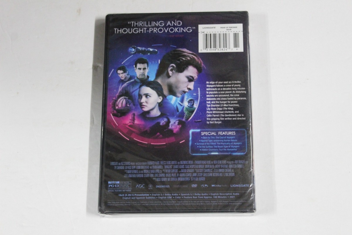 Voyagers (DVD, 2021) NEW Tye Sheridan/Lily-Rose Depp/Colin Farrell