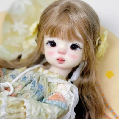 Birthday Gift 1/6 BJD Bare Doll SD Ball Joint Resin Smile Cute Girl Face Makeup
