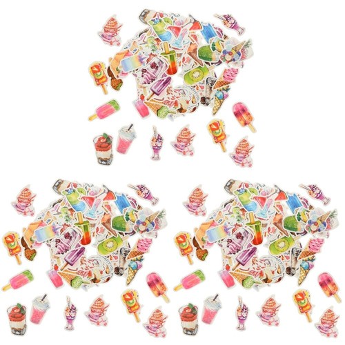 3 PCS Eisaufkleber Sammelalbum Handwerk Reiseaufkleber Für Gepäck - 第 1/12 張圖片