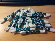 New Thin Flat White 45CM Shoe Laces Strings 2/16"W