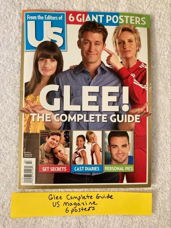 Glee Complete Guide US Magazine 6 Posters Lea Michele, Cory Monteith May 2011