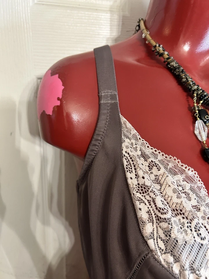 Бюстгальтер LILYETTE 38DD коричневый с кружевной отделкой 0431 Enchantment Cup полное покрытие проводной - Изображение 4 из 4