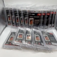 Ultra Pro One-Touch Thick Card 130pt Point Magnetic Card Holder - LOT of 15
