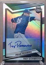 2022 Panini Elite Extra Edition Trey Dombroski Prime Numbers Auto Astros