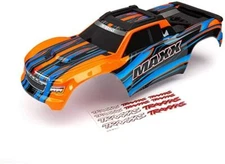 Traxxas 8911T Body Maxx Orange (Painted)/ Decal Sheet