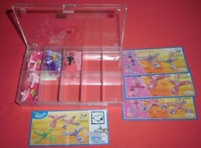 Kinder Surprise Lot 4 Figurines Toupies Snoopy Peanuts + BPZ + Boîte JRF