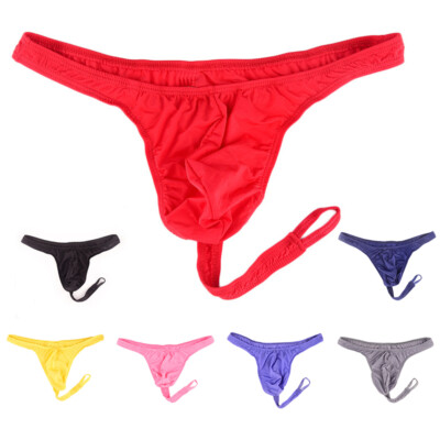 Männer C-Straps O-Ring Bulge Pouch Bikini-Slip Low Rise G-String Tanga 