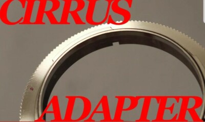 CIRRUSADAPTER 0.35MM Canon FD FL Lens to EOS camera, MAXIMUM FOCUSING DISTANCE!