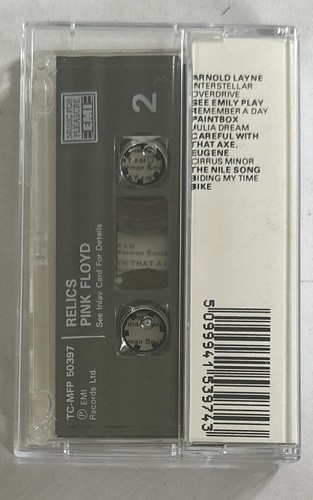 Pink Floyd Relics Cassette Tape EMI Progressive Rock EX / M Condition - Picture 3 of 7