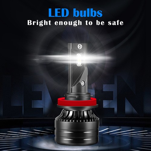 H11 H9 LED Headlight Super Bright Bulbs Kit HIGH/LOW Beam 6000K white - Picture 3 of 8