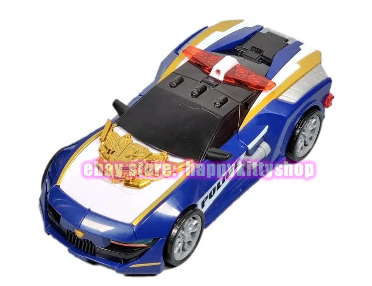 MINIFORCE Super Cops 9" Storm Chaser Figure Police Car Transform Robot Boys Toy - Image 3 of 4