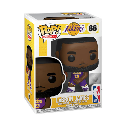 Funko Pop! Vinyl: LeBron James #66 Los Angeles Lakers NBA - Picture 1 of 1