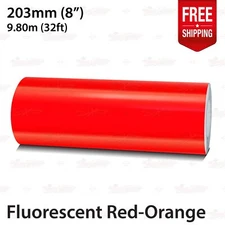 FLUORESCENT RED-ORANGE PIN STRIPE Car Striping TAPE Decal Adhesive Vinyl Sticker