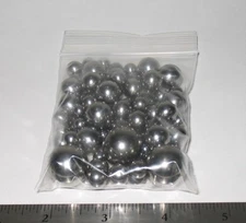 Assorted Steel Ball Pack Multi Size Variety 13.5oz (383 grams) 