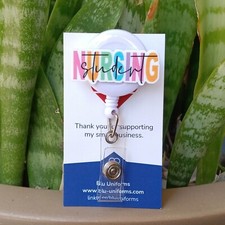 Nursing Student Badge Reel Holder/ ID / Clip